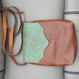 Most Wanted USA Leather Crossbody Bag